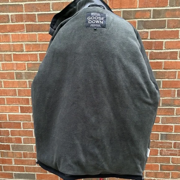 EUC sz 3X Maxam Mountain black and gray goose down coat parka
